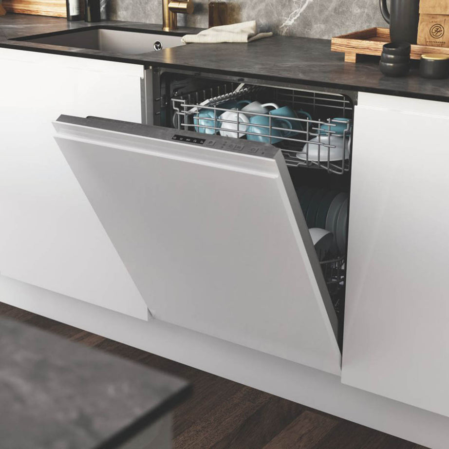 Integrated Dishwasher 59.8cm Full Size Stainless Steel 14 Place Settings - Image 1