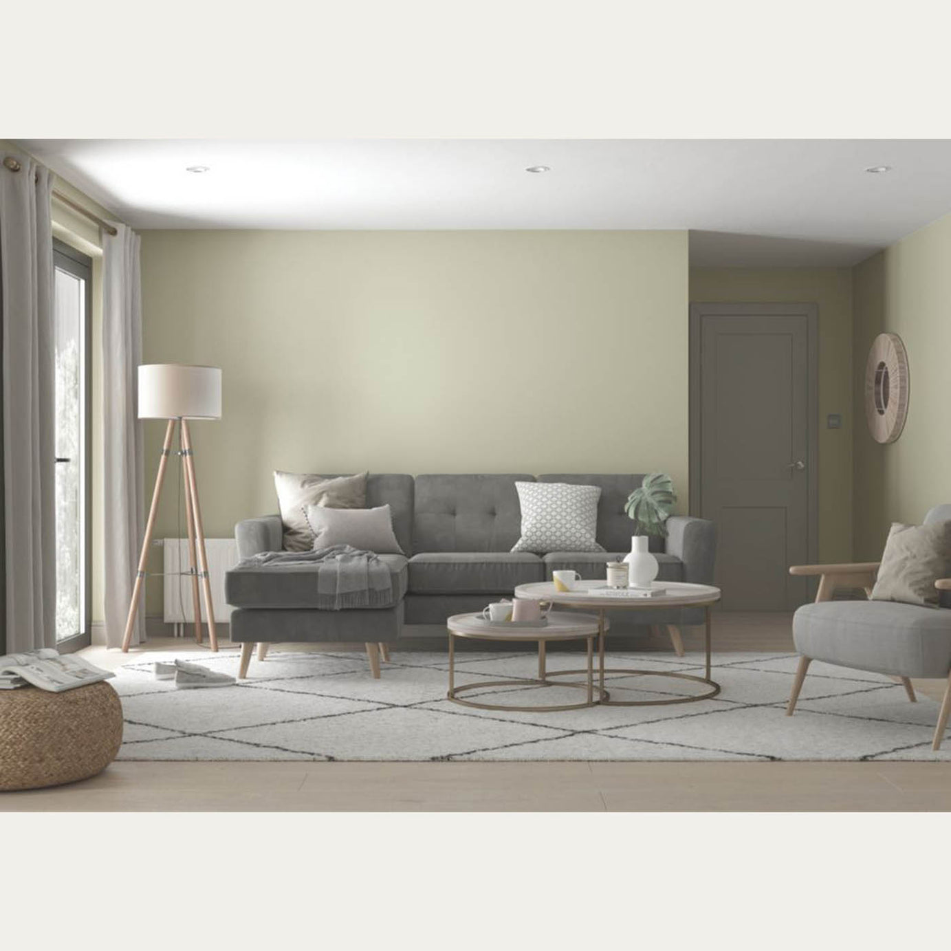 Dulux Emulsion Paint Fresh Artichoke Matt Washable Wall Ceiling Tough 2.5L - Image 4