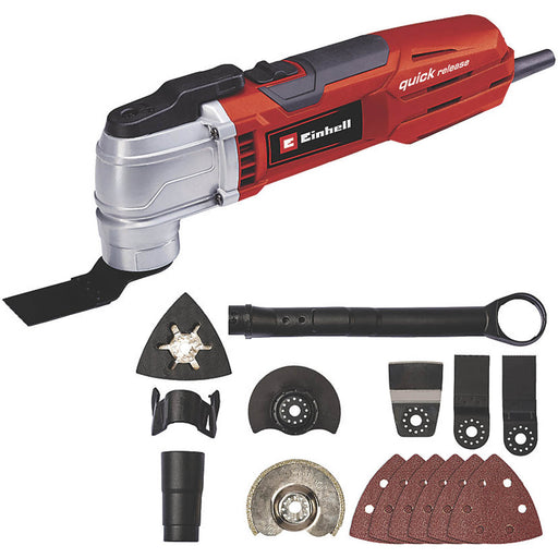 Einhell Multi Tool Electric TE-MG300EQ Soft Grip Variable Speed Compact 300W - Image 1
