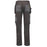 Site Work Trousers Mens Slim Fit Grey Black Stretch Holster Pocket 36"W 32"L - Image 3