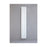 Kudox Designer Radiator Vertical Powder White Aluminium Wall Modern 1800x280mm - Image 1