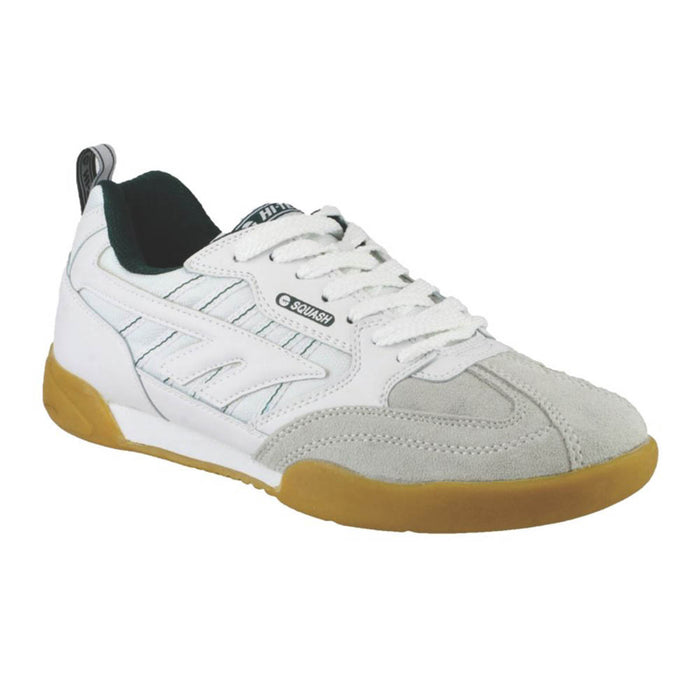 Hi-Tec Non Safety Trainers Unisex Standard Fit White Leather Lightweight Size 8 - Image 2