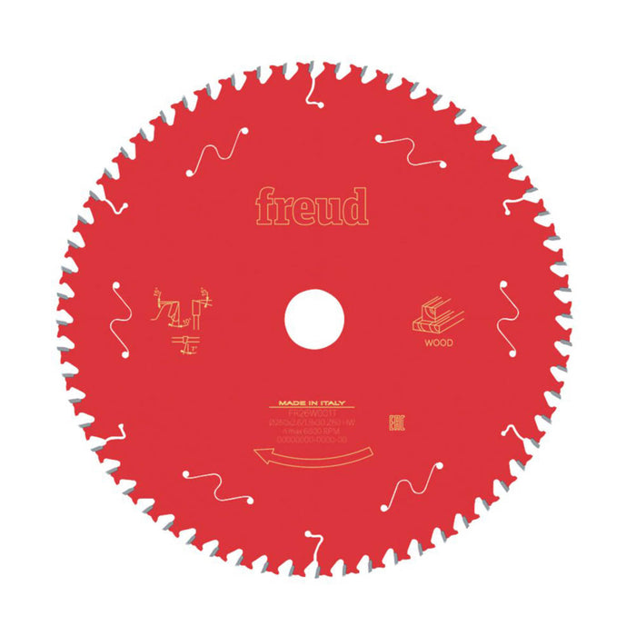 Circular Saw Blade Wood Durable Clean Cross Cut Low Kickback 260 x 30mm 60T - Image 1