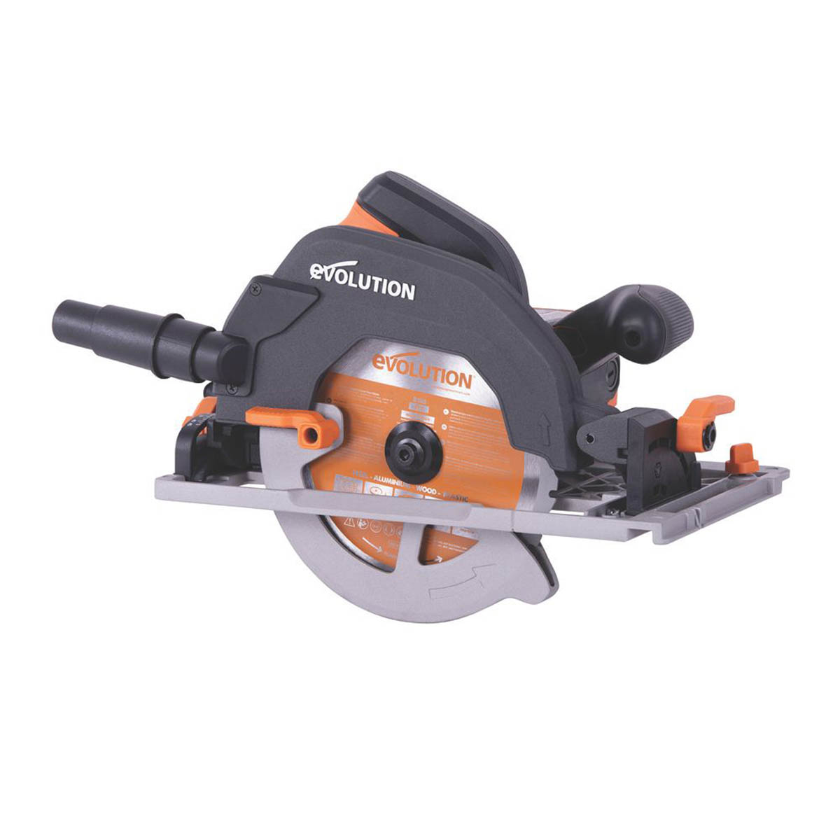 Evolution Circular Saw Electric R185CCSX+ Track Compatible 185mm Ergonomic 1600W - Image 1
