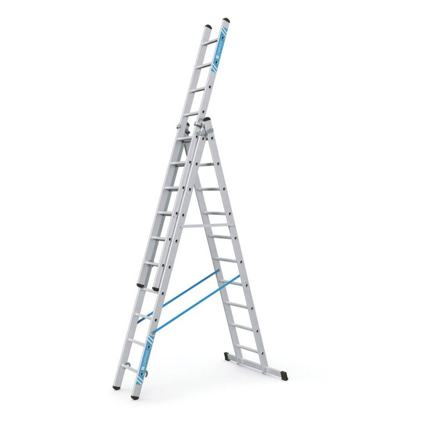 Zarges Combination Ladder 6.9m Aluminium Stepladder Heavy Duty Multi Purpose - Image 1