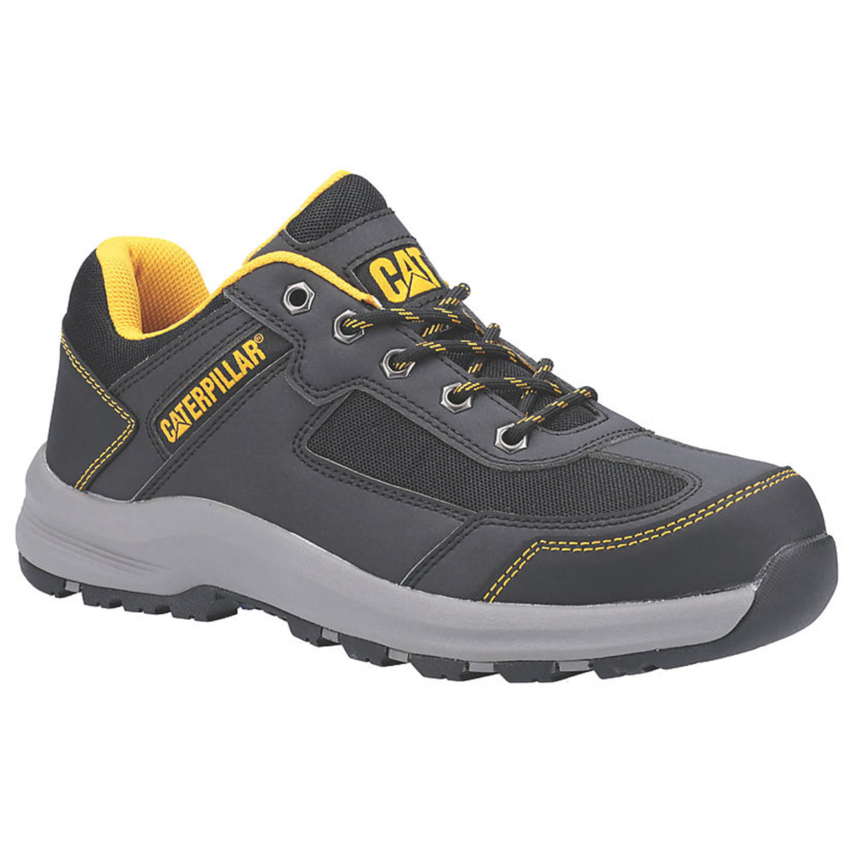 CAT Mens Safety Trainers Wide Fit Steel Toe Cap Grey Lightweight Size 13 - Image 1