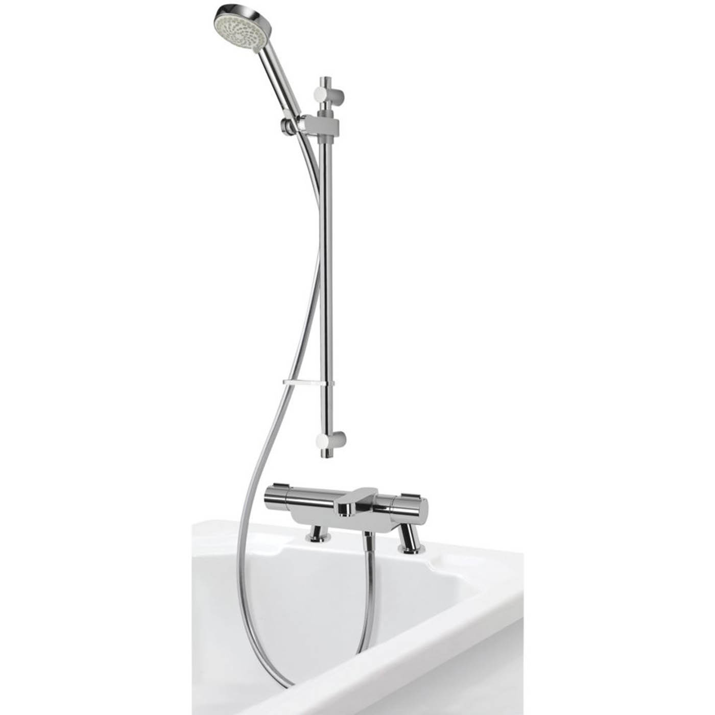Aqualisa Thermostatic Shower Mixer Bathroom Exposed Chrome 4 Spray Pattern - Image 1