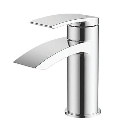 Bathroom Basin Tap Mono Mixer Single Lever Chrome Clicker Waste Modern Faucet - Image 2