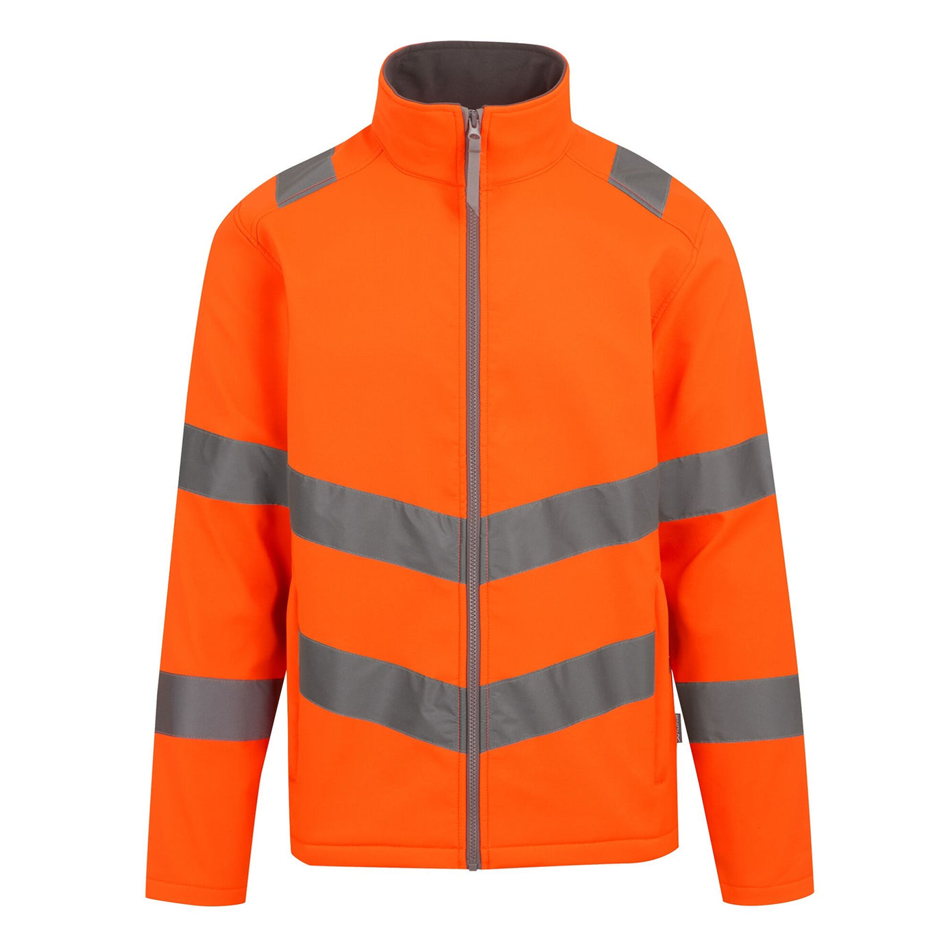 Hi- Vis Jacket Softshell Reflective 2 Layer Water-Repellent Medium 39.5" Chest - Image 1
