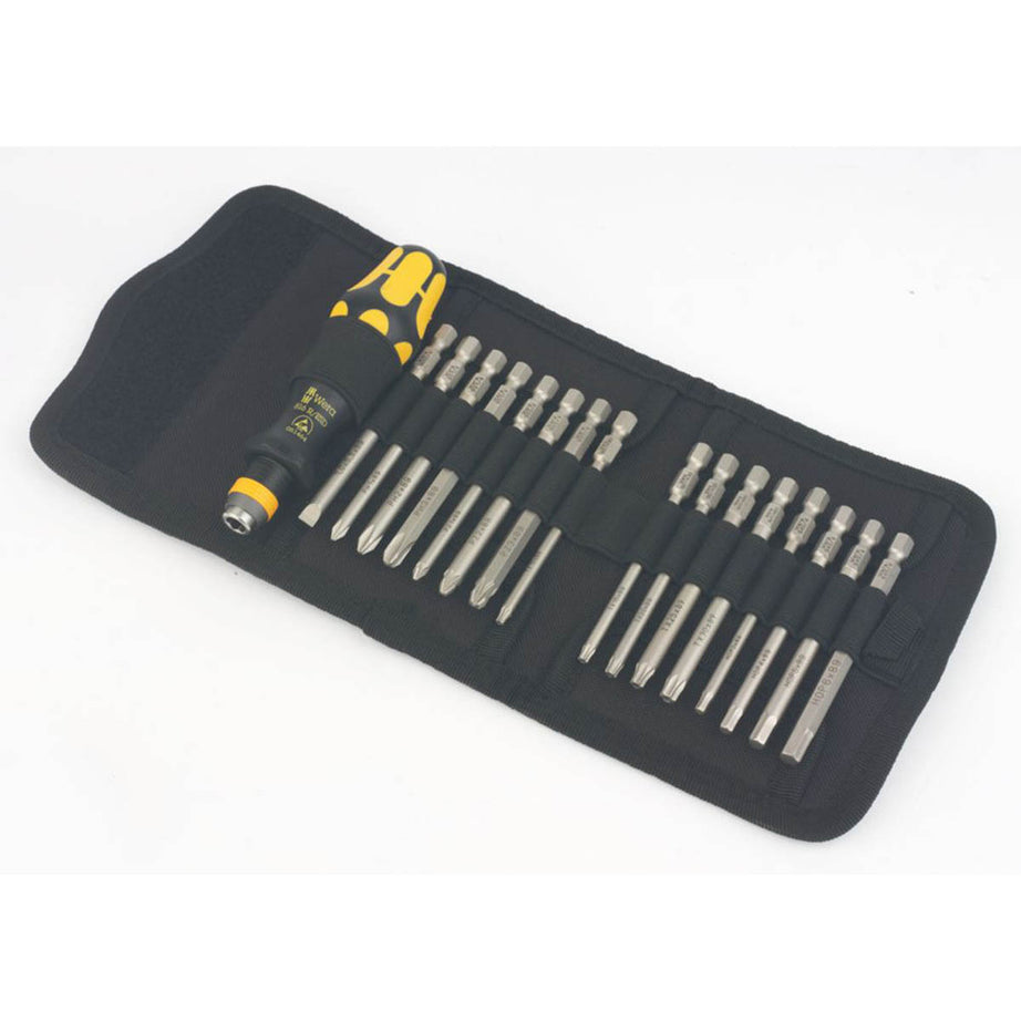 Wera Kraftform Kompakt 60 ESD Interchangeable Screwdriver Set 17 Pieces - Image 1