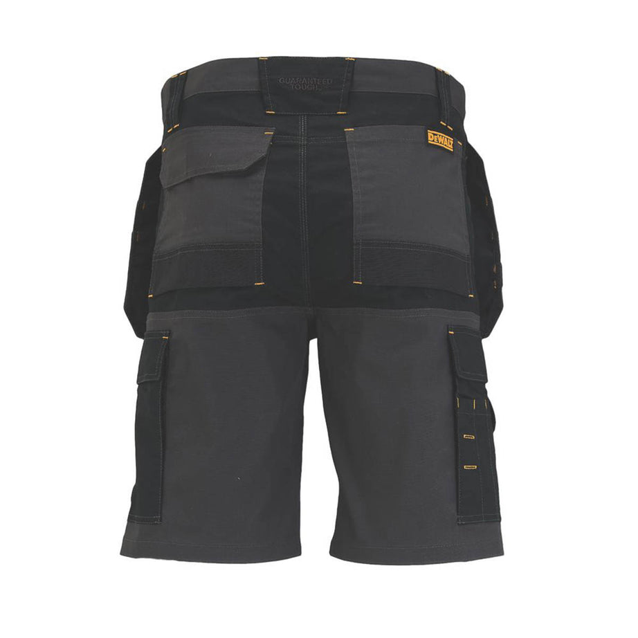 DeWalt Work Shorts Mens Regular Fit Grey Black Multi Pocket Breathable 38"W - Image 2