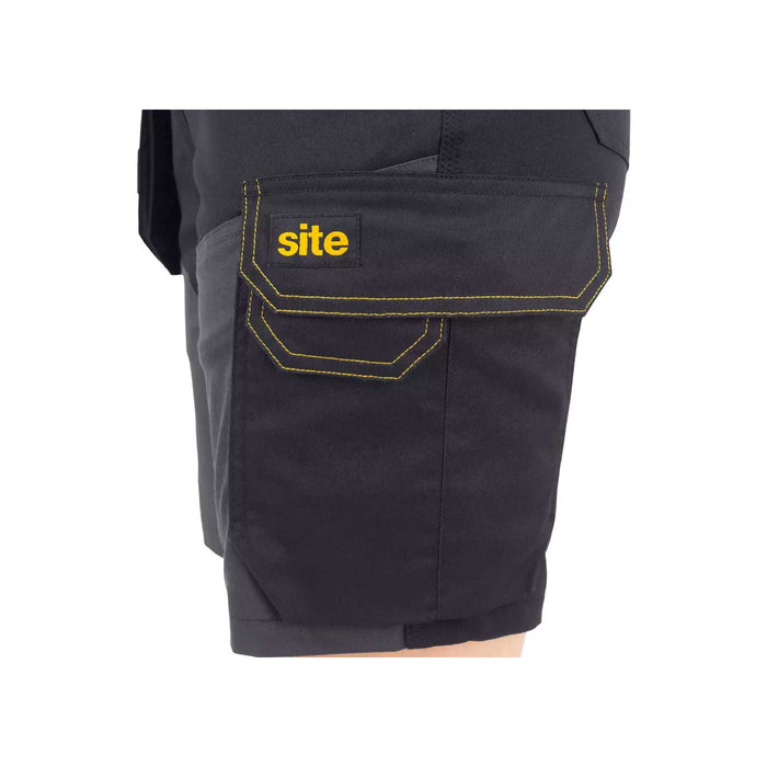 Site Work Shorts Womens Regular Fit Black Grey Cargo Multi Pockets W34" Size 12 - Image 5
