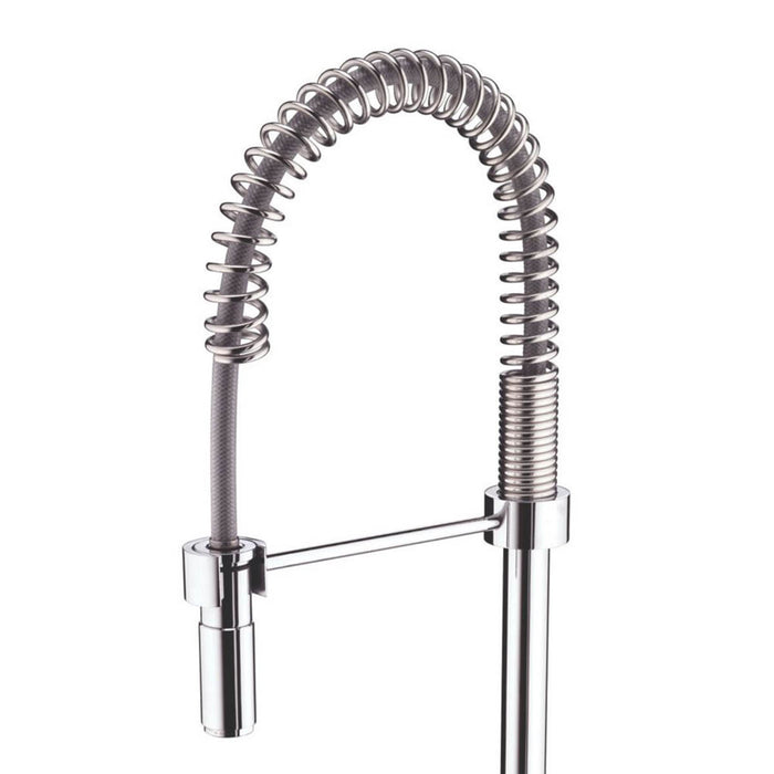 Bristan Kitchen Tap Mono Mixer Artisan Chrome Dual Lever Pull Out Spout Faucet - Image 2