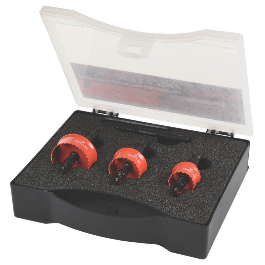 Armeg Acceler8 3-Saw Sheet Steel Holesaw Set - Image 1