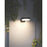 4lite Antheia Outdoor LED Solar Sleek Wall Light With PIR Sensor Black 300lm - Image 5