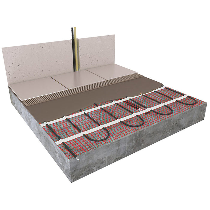 Klima Underfloor Heating Mat Single-Sided Connection Self-Adhesive Base 5 m² - Image 6
