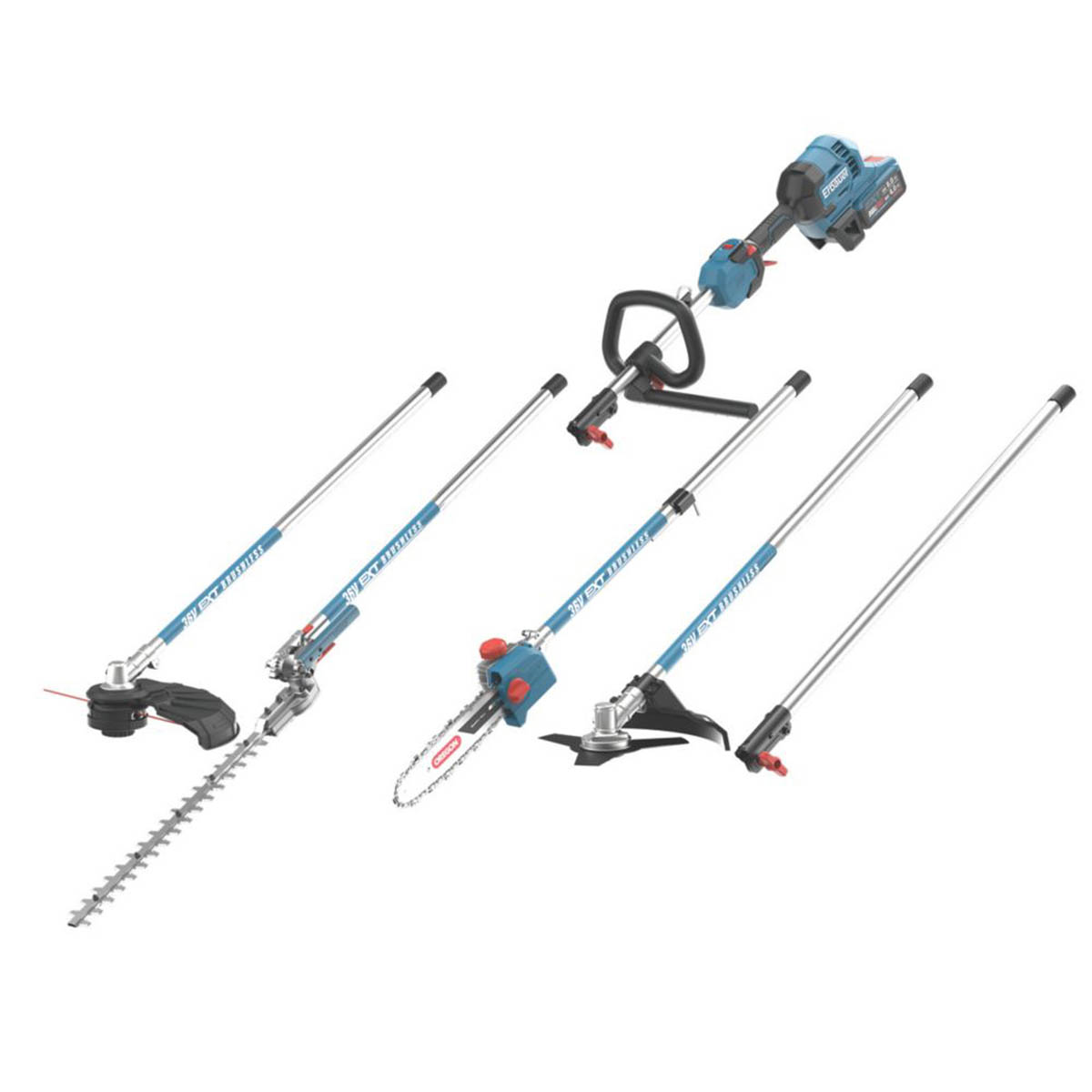 Erbauer Garden Multi-Tool Cordless ERT1029GMT 18/36V 1 x 4.0/8.0Ah Li-Ion EXT - Image 1