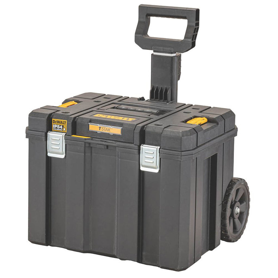 DeWalt Tool Storage Box TSTAK 20" With Wheels Telescopic Handle 2 Compartments - Image 1