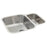 Franke Kitchen Sink 1.5 Bowl Brushed Steel Waste Rectangular Reversible Modern - Image 2