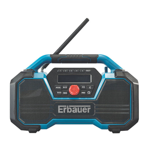 Erbauer Radio ERD18-Li DAB / FM Bluetooth / Aux Input Electric Or Battery IPX4 - Image 1