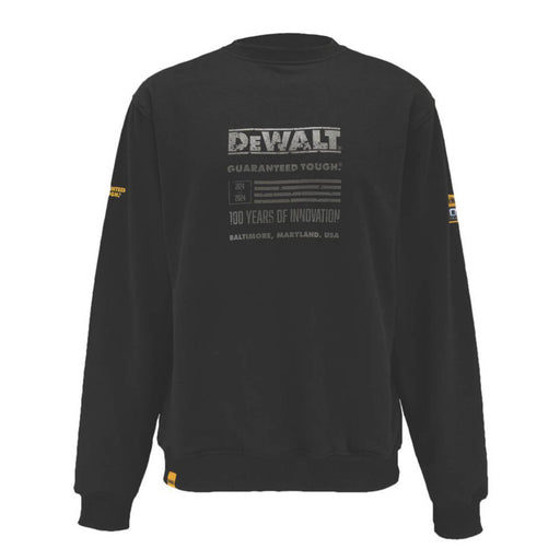 DeWalt 100 Year Graphic Sweatshirt Grey Large 42-44" Chest - Image 1