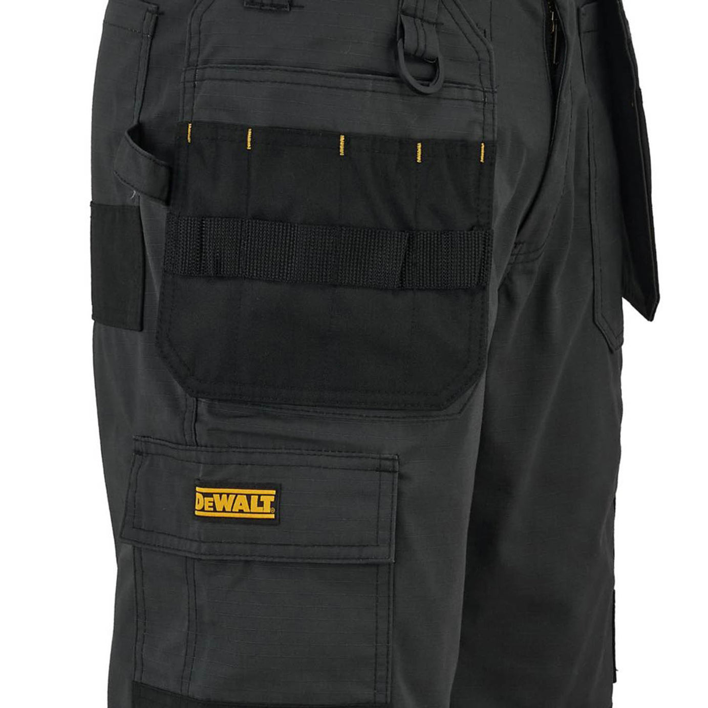 DEWALT Cheverley Stretch Work Shorts Grey 32" W - Image 4