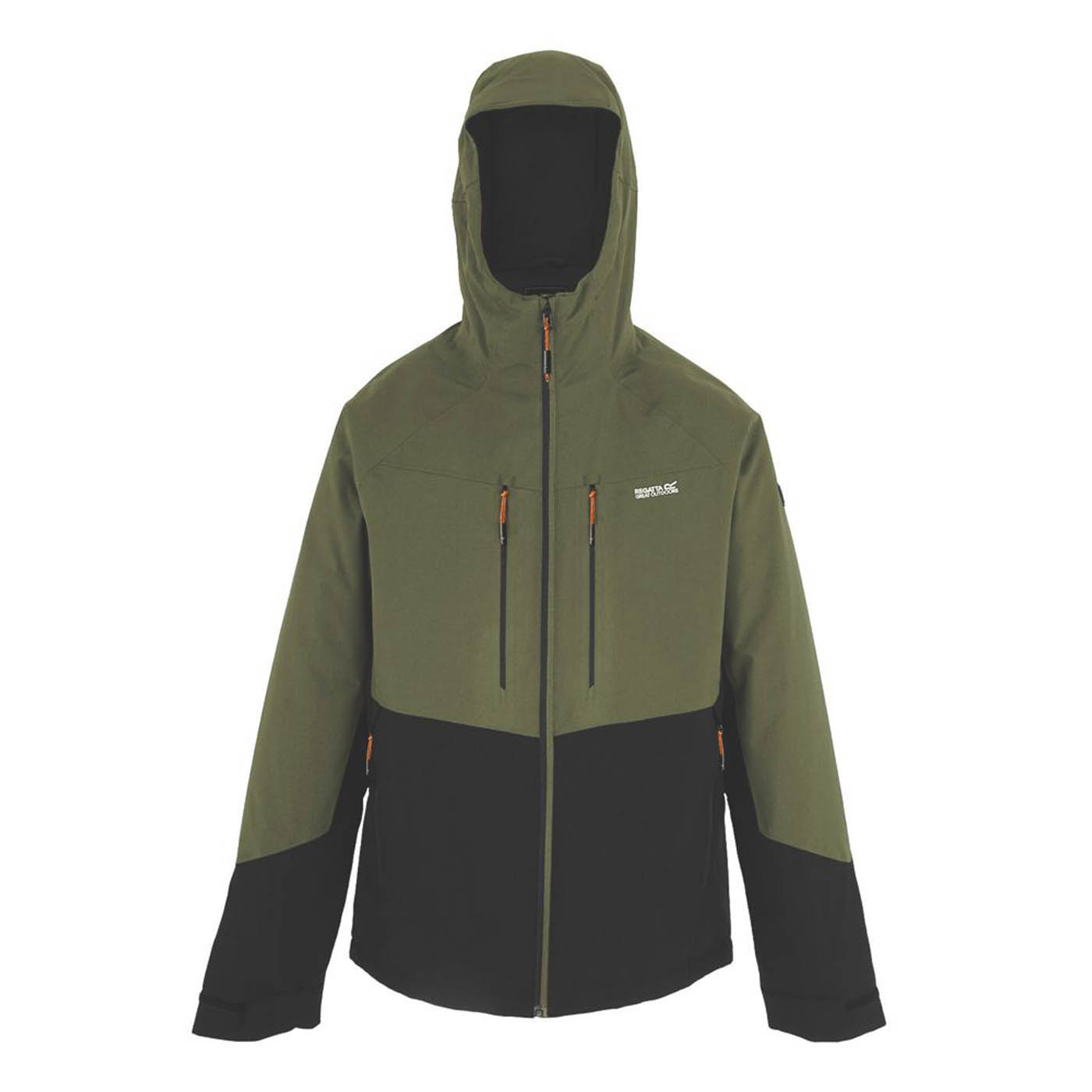 Regatta Work Jacket Padded Olive Waterproof Breathable Medium 46.4in Chest - Image 1