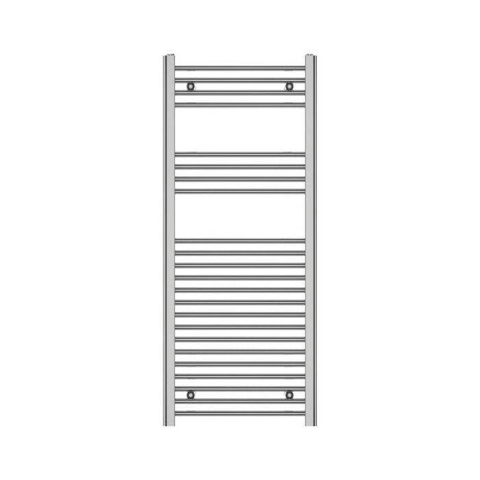 Towel Radiator Rail Gloss Chrome Flat Ladder Vertical Bathroom Warmer 120x50cm - Image 1