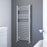 Towel Radiator Rail Gloss Chrome Flat Ladder Vertical Bathroom Warmer 120x50cm - Image 3