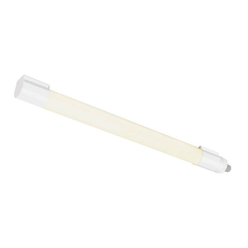 LED Batten Light Slimline Single Tube Warm White 3000lm Indoor Ceiling/Wall 4FT - Image 1