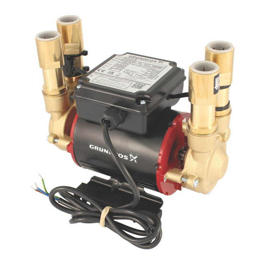 Grundfos STP-2.0 B Regenerative Twin Positive Head Shower Pump 2.0bar - Image 3