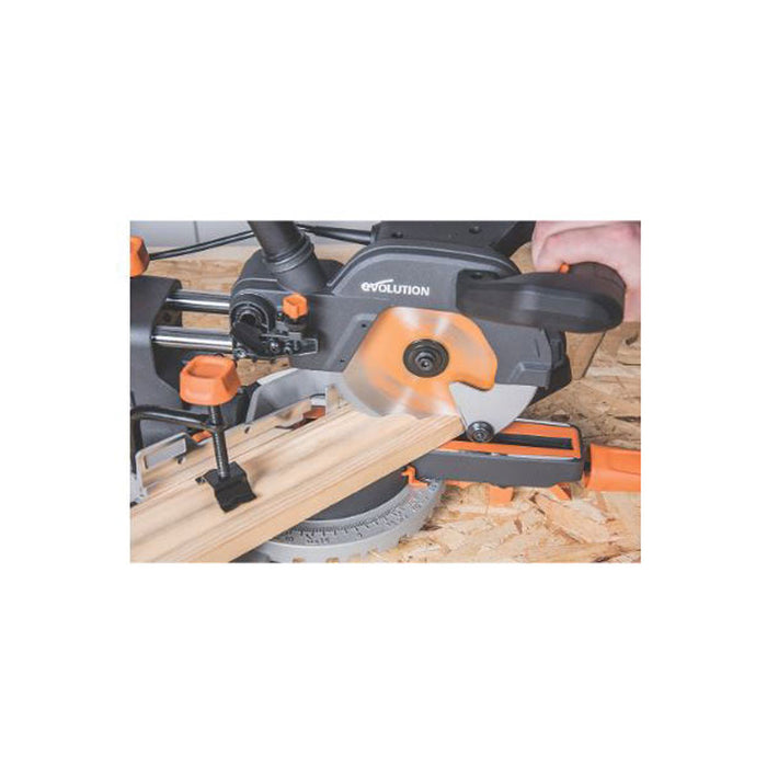 Evolution Mitre Saw Electric R185SMS Single Bevel 185mm Multi Material 1000W - Image 3