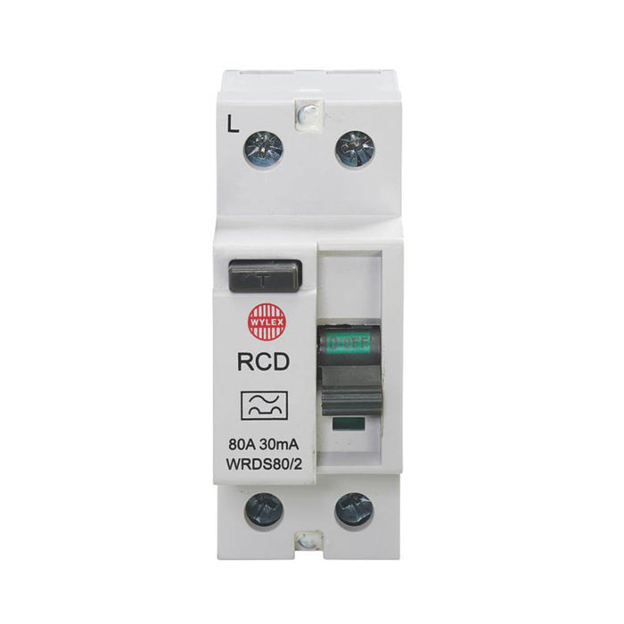 RCD Consumer Unit Double Pole Single-Phase Box Test Button 80A 30 mA Type A 230V - Image 2