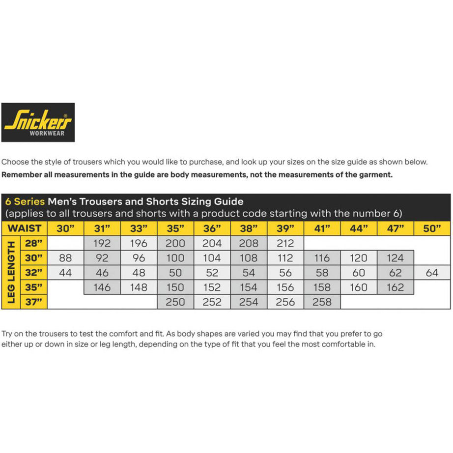 Snickers Work Trousers Mens Slim Fit Black Stretch Multi Pockets 31"W 30"L - Image 1
