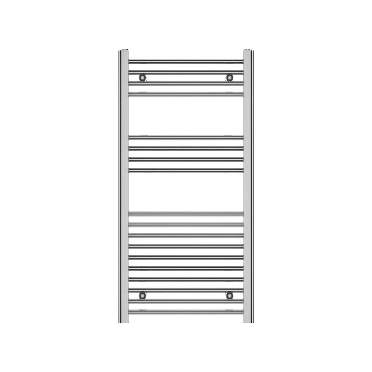 Bathroom Towel Rail Radiator Vertical Chrome Central Heating 1020BTU 100x50cm - Image 1
