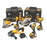 DeWalt 6 Piece Kit Cordless DCK677M3T-GB Combi Drill Circular Saw Grinder 3x4Ah - Image 1