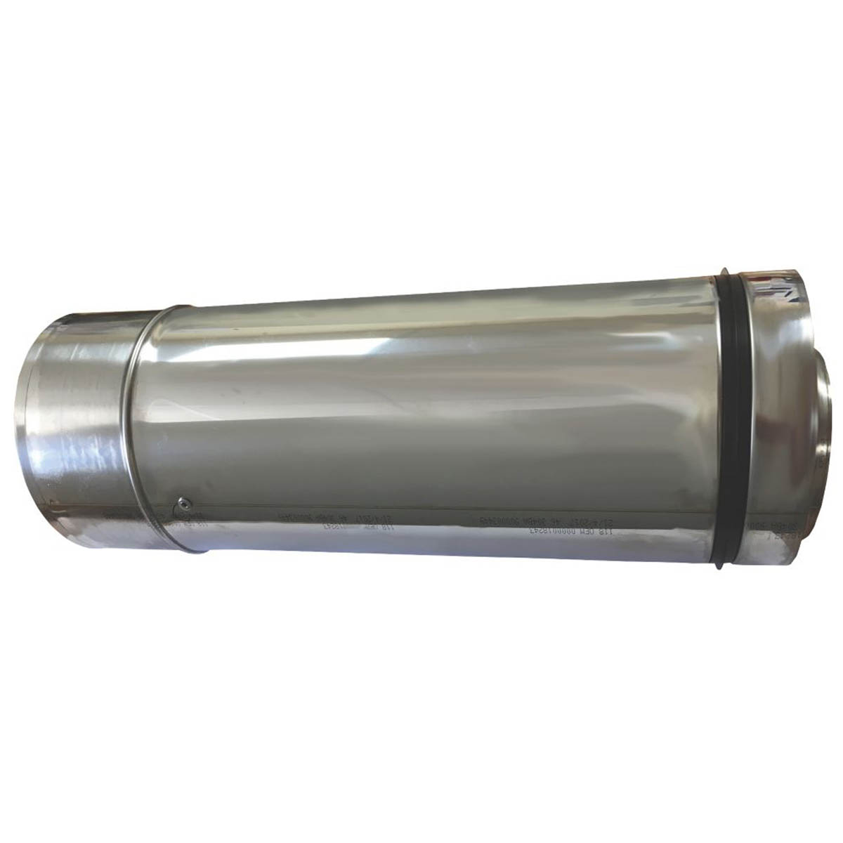 Grant Boiler Horizontal Flue Extension Balanced Stainless Steel 123 x 450mm - Image 1