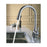 Essentials Kitchen Tap Mono Mixer Oxford Pull Out Chrome Single Lever Operation - Image 4