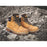 Safety Boots Womens Yellow Leather Wide Fit Steel Toe Cap Work Shoes Size 6 - Image 2