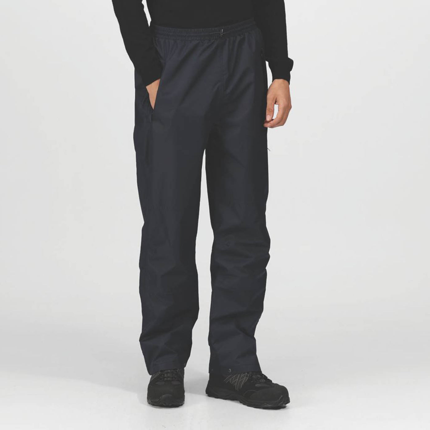 Regatta Mens Work Trousers Linton Waterproof Navy Breathable Large 36.5" W 32" L - Image 3