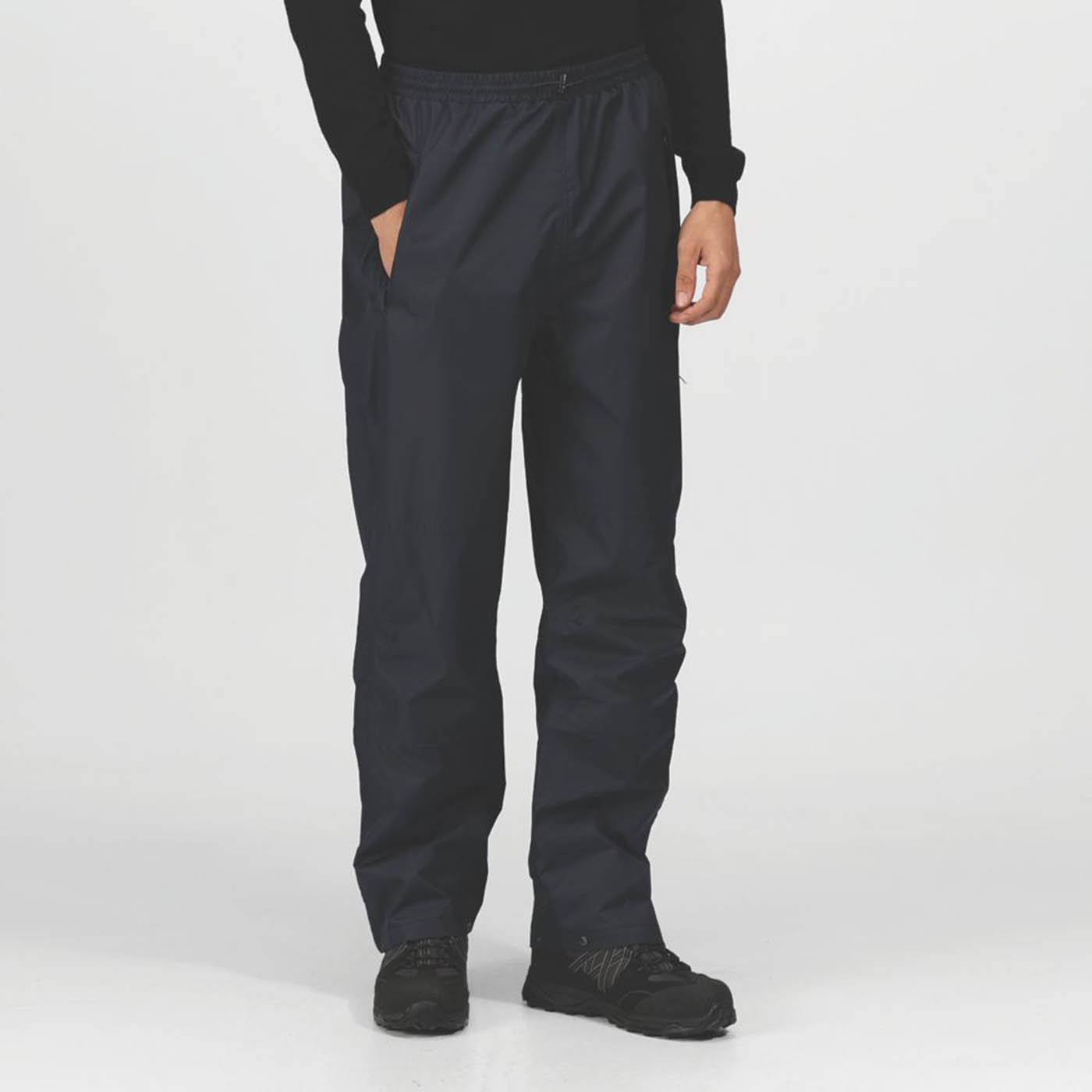 Regatta Mens Work Trousers Linton Waterproof Navy Breathable Large 36.5" W 32" L - Image 3