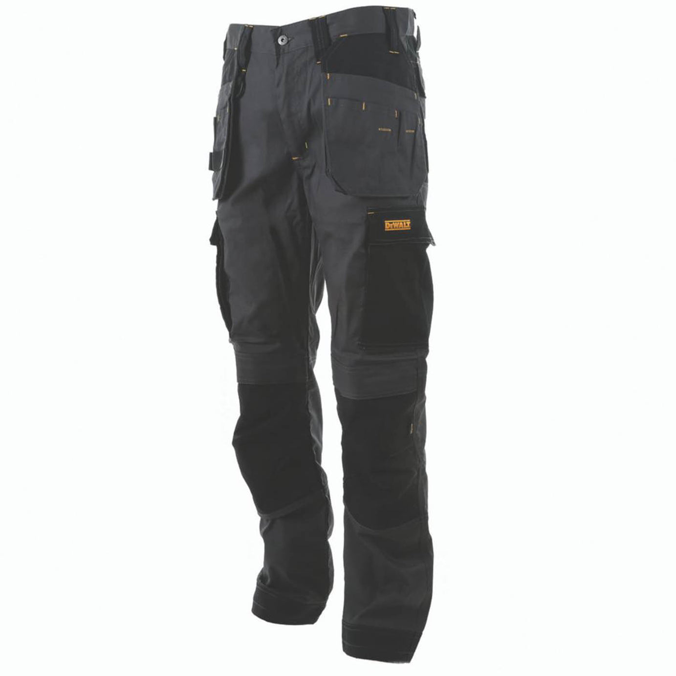 DeWalt Work Trousers Holster Mens Slim Fit Charcoal Grey Multi Pockets 30"W 31"L - Image 1