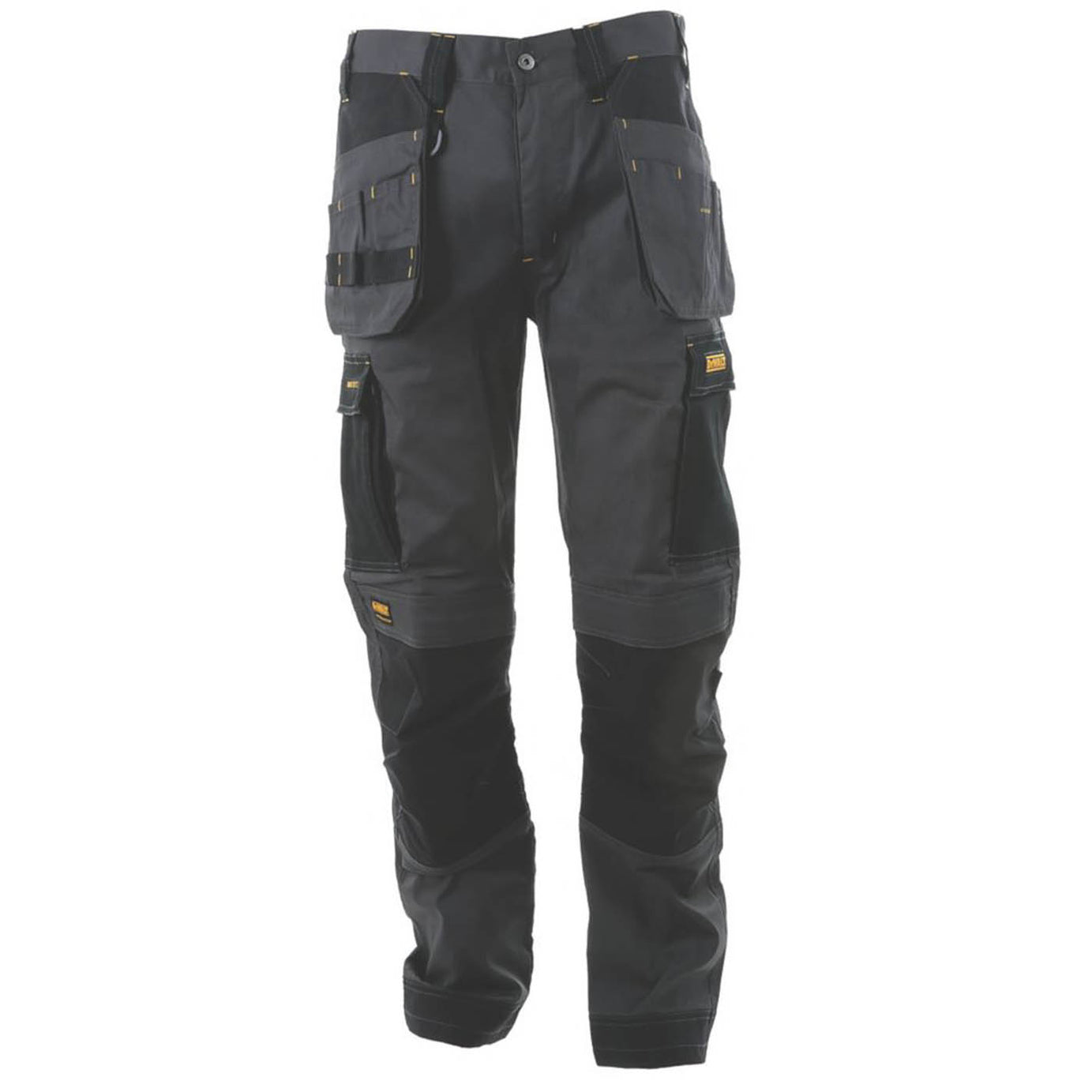 DeWalt Work Trousers Holster Mens Slim Fit Charcoal Grey Multi Pockets 30"W 31"L - Image 2