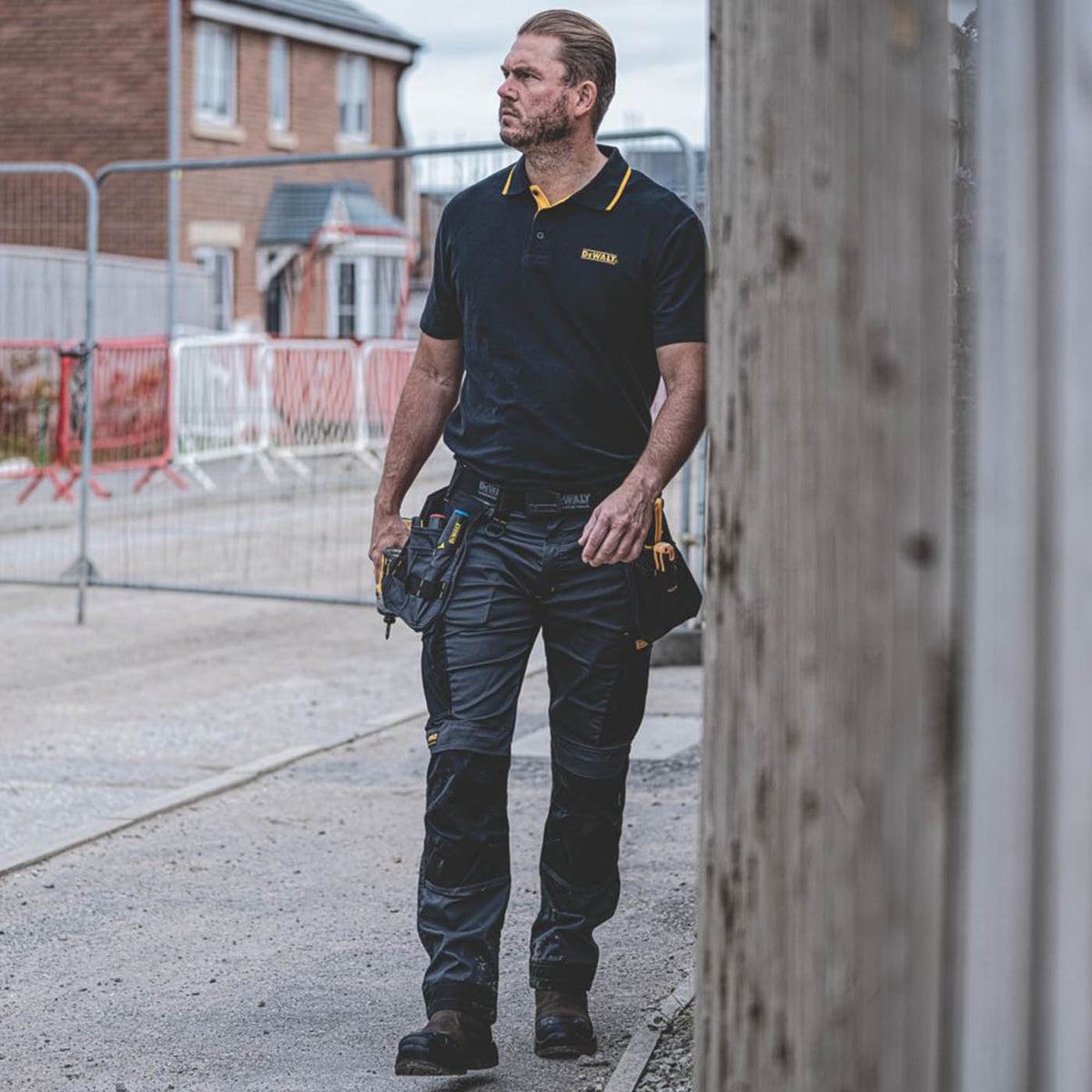 DeWalt Work Trousers Holster Mens Slim Fit Charcoal Grey Multi Pockets 30"W 31"L - Image 5