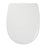 Toilet Seat Soft-Close Bathroom Duroplast White Scratch Resistant Durable Round - Image 2