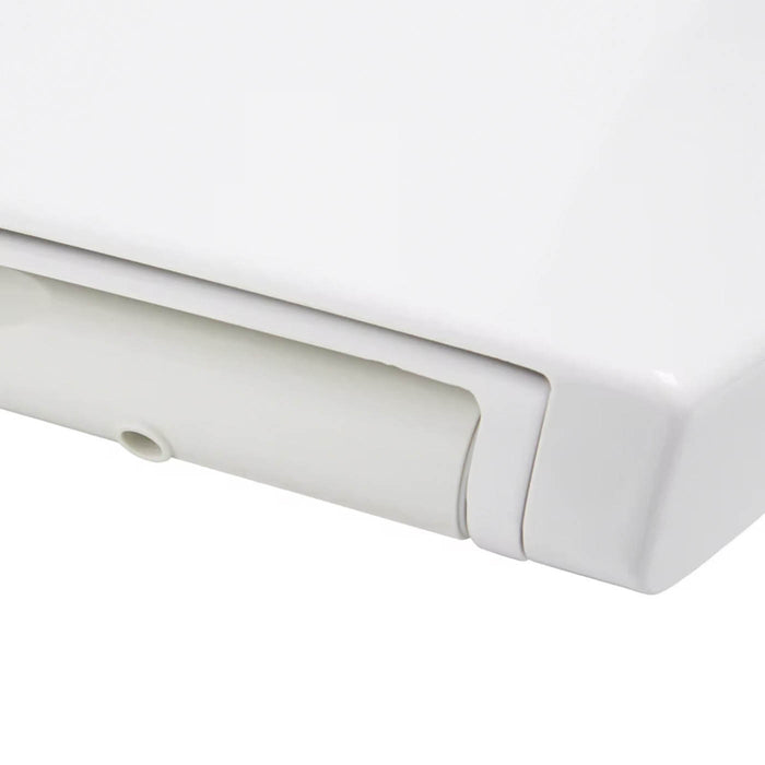 Toilet Seat Soft-Close Bathroom Duroplast White Scratch Resistant Durable Round - Image 4