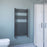 Towel Rail Radiator Black Flat Steel Bathroom Warmer Ladder 616W (H)120x(W)60cm - Image 2