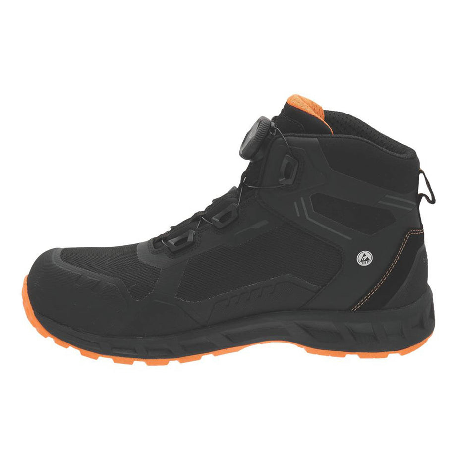 DEWALT Mens Safety Boots McLaren F1 Team Traction Boa Lightweight Black Size 9 - Image 5