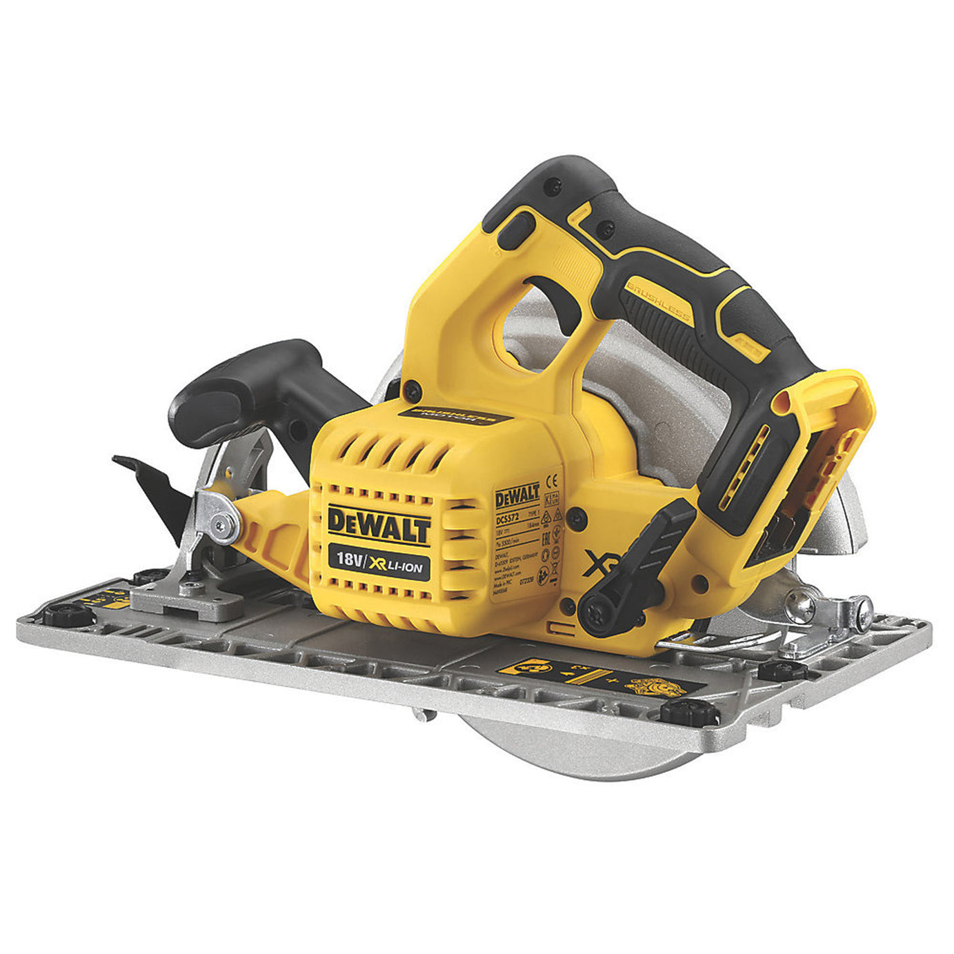 DeWalt Circular Saw Cordless 18V Li-Ion DCS572N-XJ Brushless 184mm Body Only - Image 3