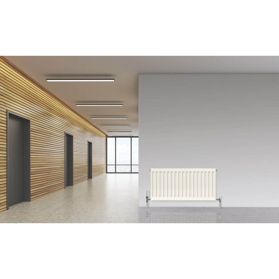 Convector Radiator White Horizontal Type 22 Double Panel Modern (H)30x(W)80cm - Image 3